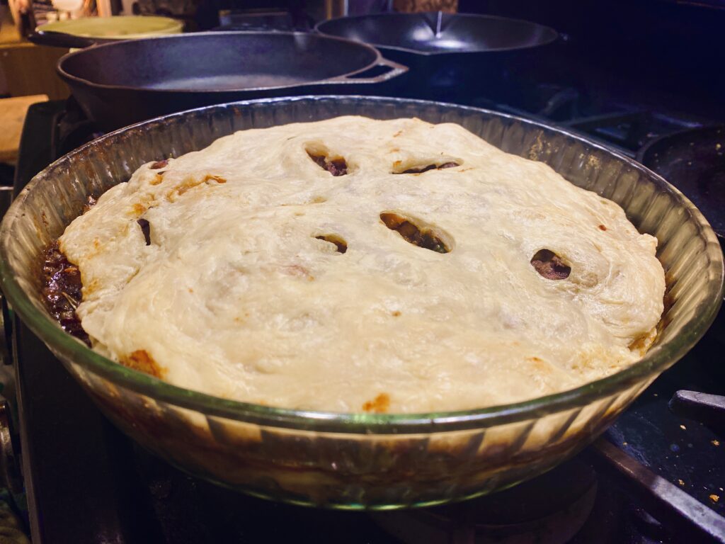 Just out of the oven