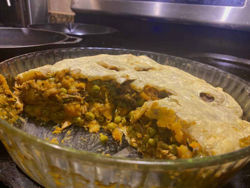 Cutting into the pie