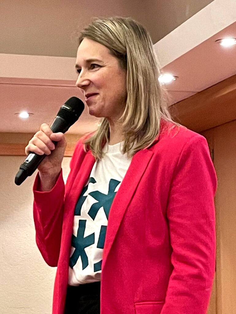 Väliseesti koolide koordinaator Merike Barborak. Foto: Lea Kreinin