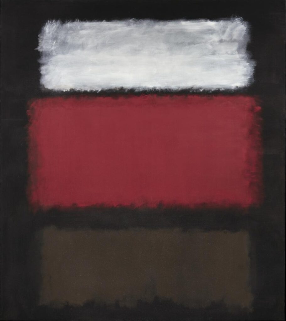 Mark Rothko's No.1, White and Red (1962) (source: ago.ca)