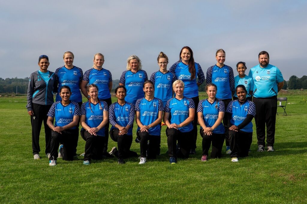 Estonian Women’s National Cricket Team. Photo: Medha Gooch.