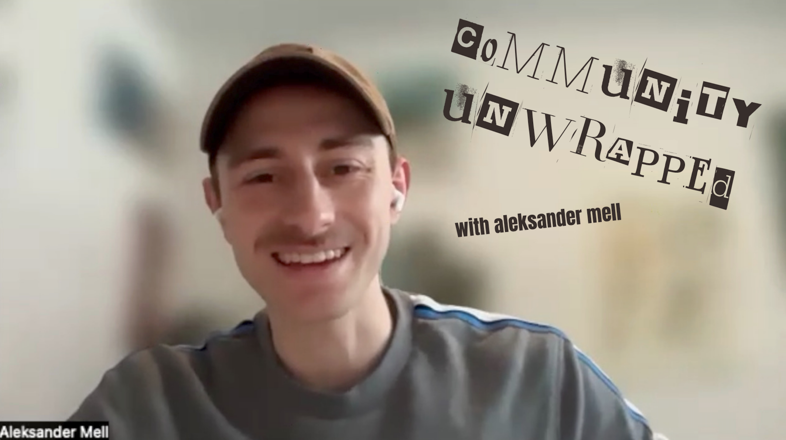 Aleksander Mell in "Community Unwrapped."
