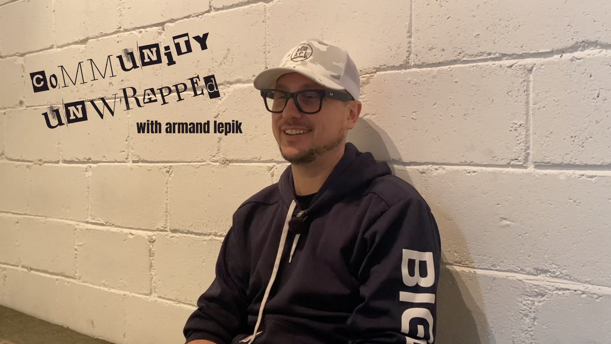 Screenshot of Armand Lepik in "Community Unwrapped."