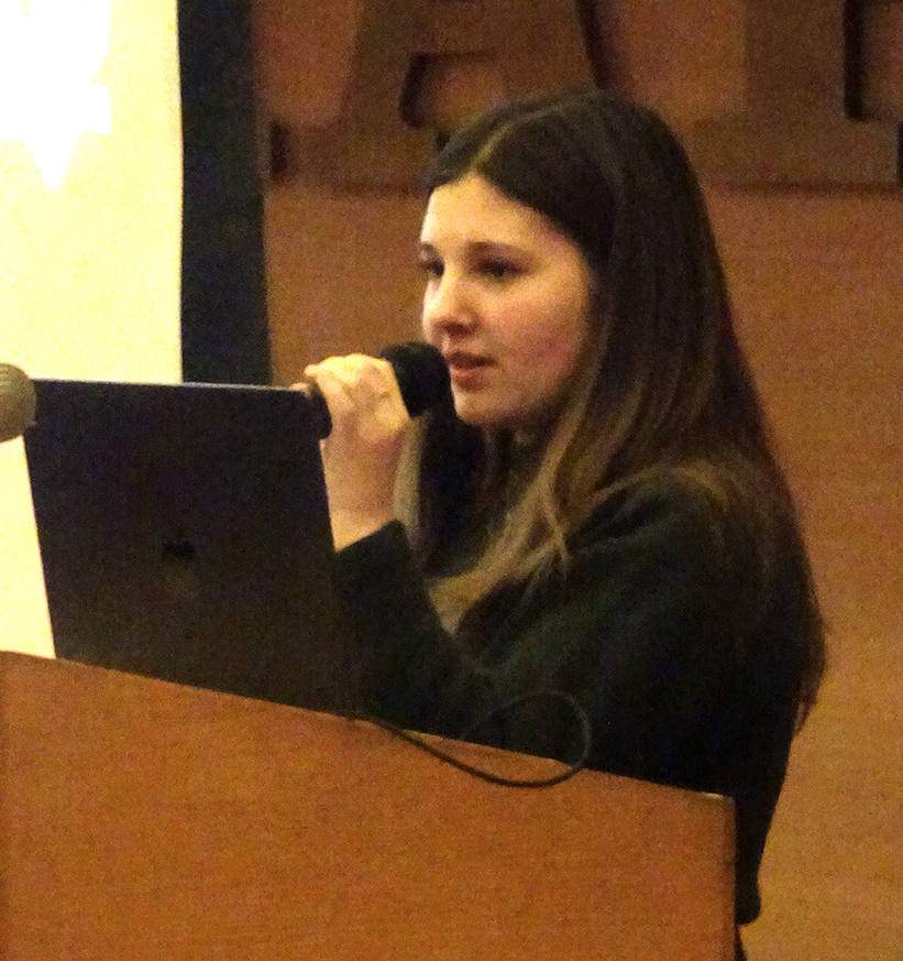 Sõjapõgenik Olena Voznesenska Kanada Ukraina muuseumist. Foto: Kai Kiilaspea