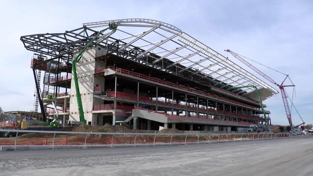 The redevelopment of Belmont Park