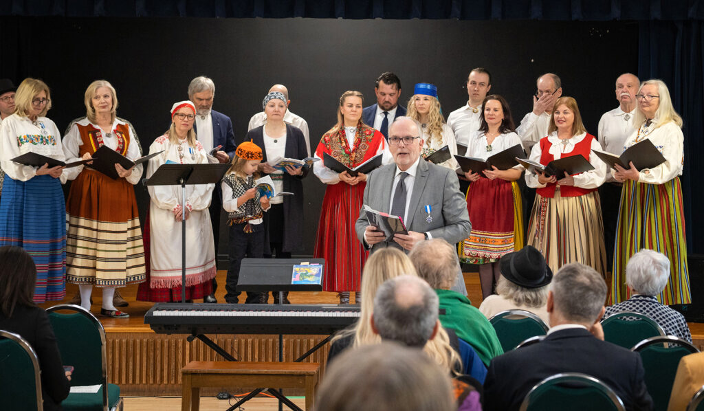 Mixed choir Läänetuul directed by Thomas Kirves. Photo: Brigid Zurock