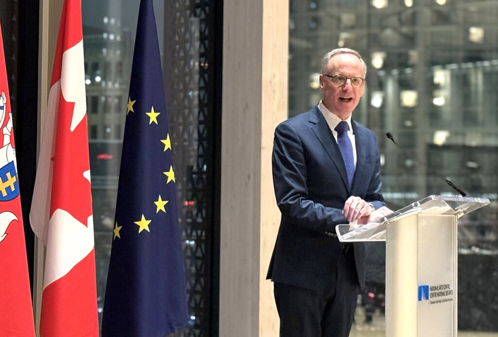 Kanada valitsuse nimel esines kõnega Robert B. Oliphant, Parliamentary Secretary to the Minister of Foreign Affairs Anita Anand. Foto: © Ülle Baum