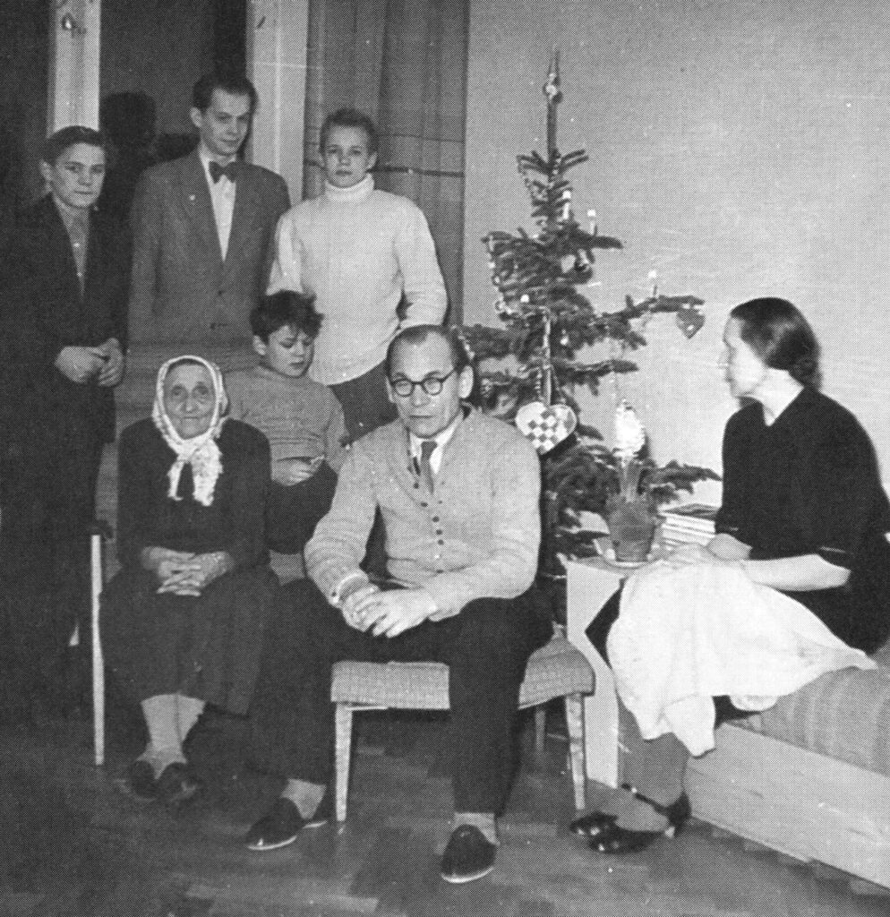 Kivikaste jõulud Lundis 1952.