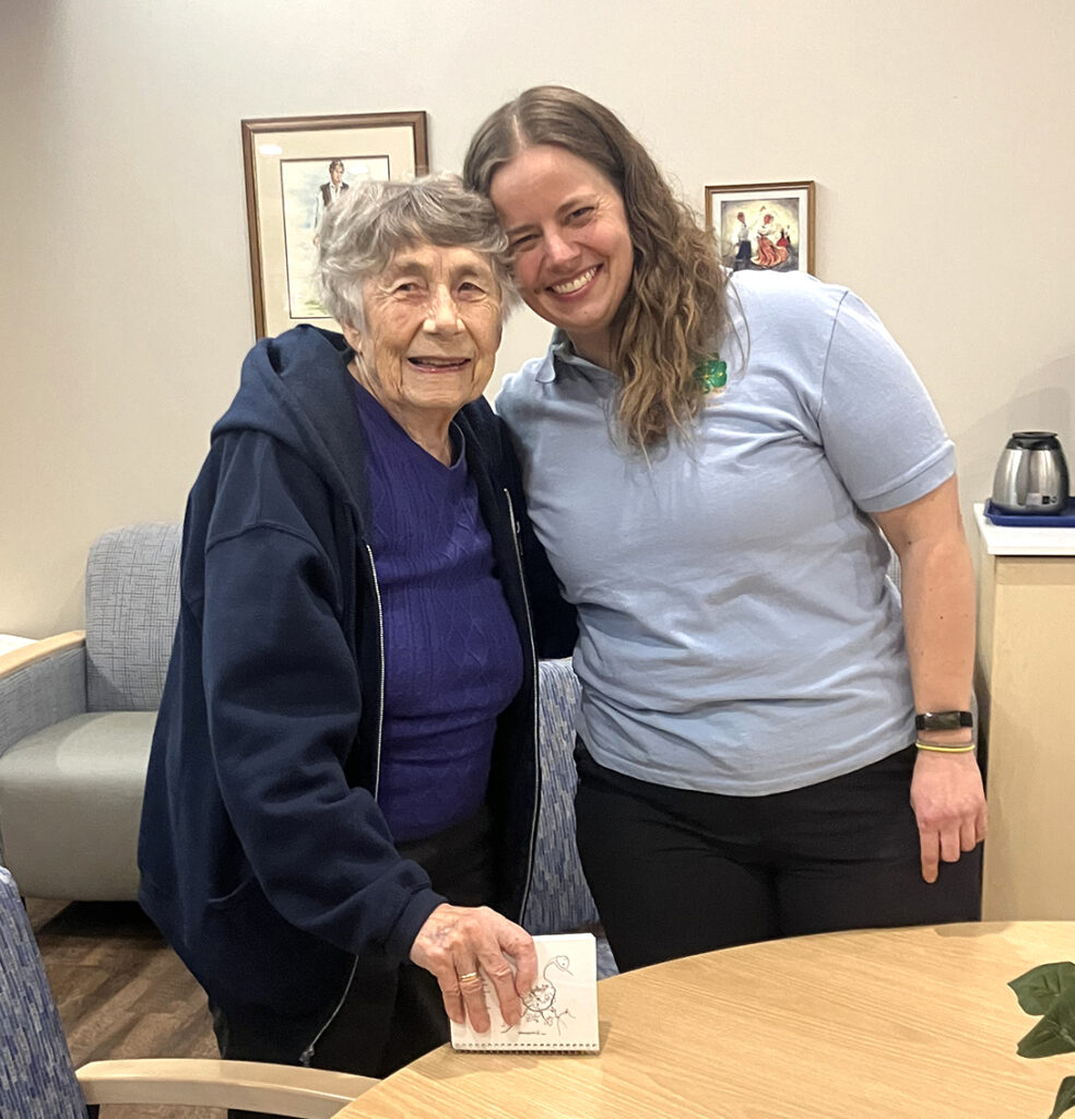 Nooremgaiderid Leili Terts ja Elin Marley.