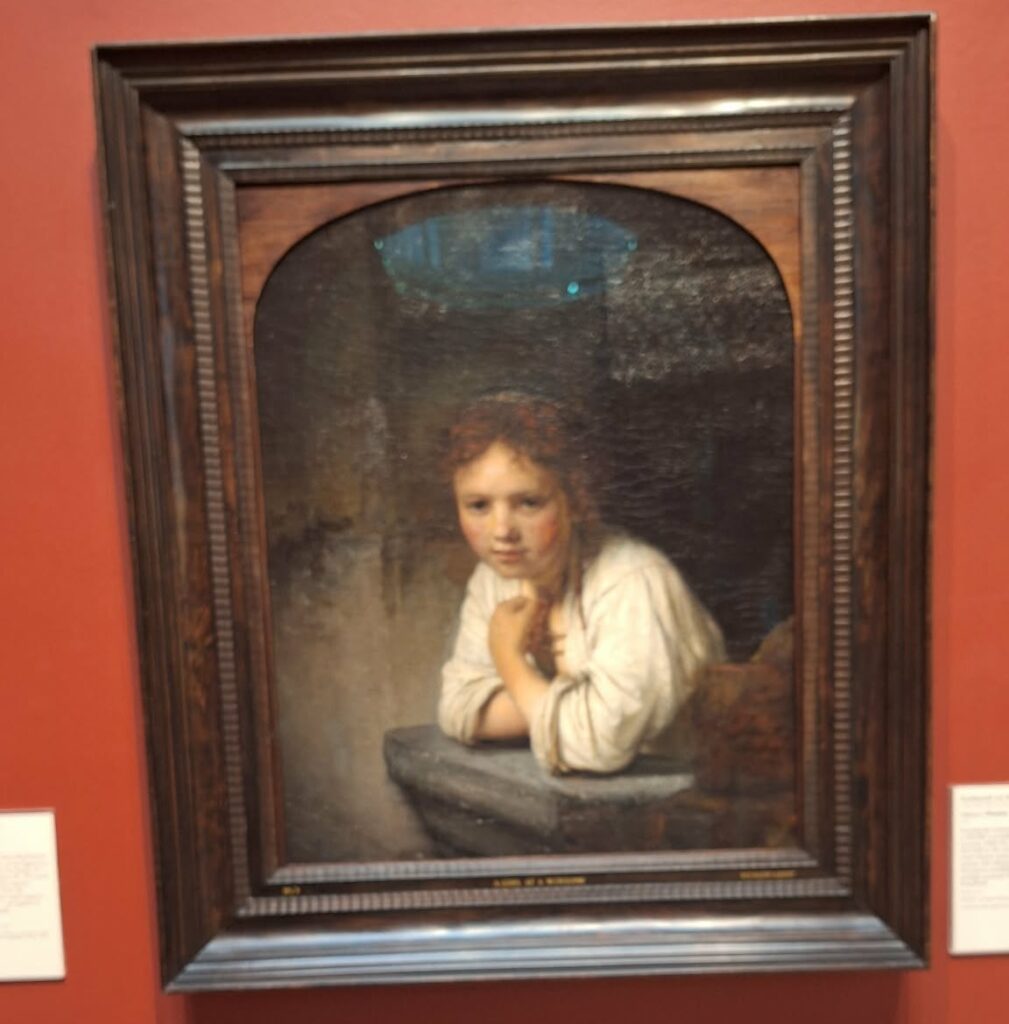 Rembrandt’s painting Girl at a Window