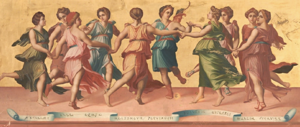 The Round Dance of the Muses, as discussed in the lecture