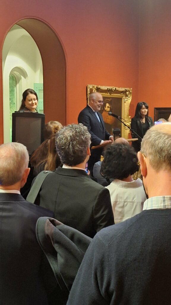 Jennifer Scott, President Alar Karis, and Heidy Purga at Dulwich Picture Gallery