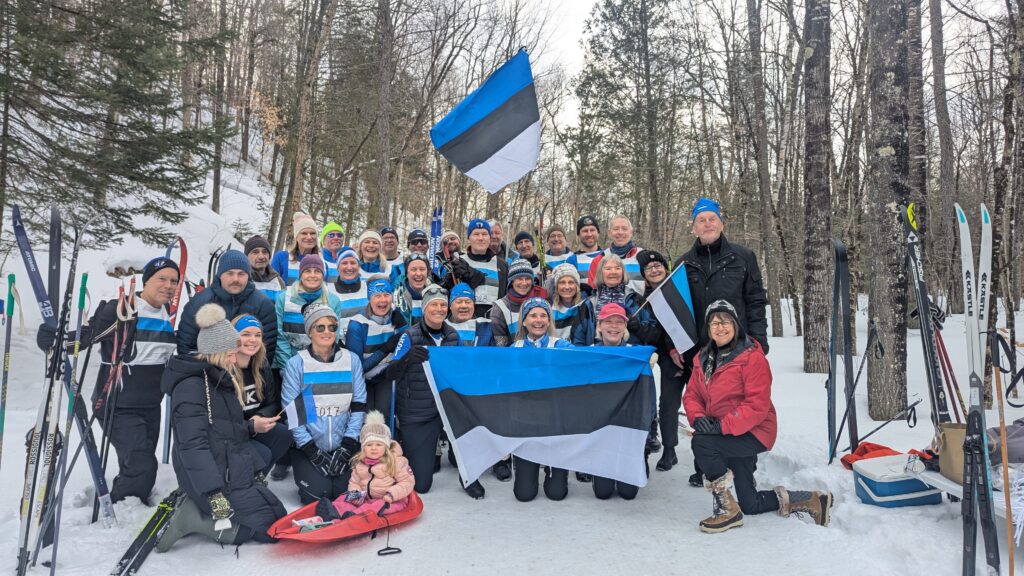 USA ja Kanada ühise XC lõbusõidu osalejad (allikas: ESTO Ski album, https://estoalbums.smugmug.com/Esto/EAAA/ESTOski )