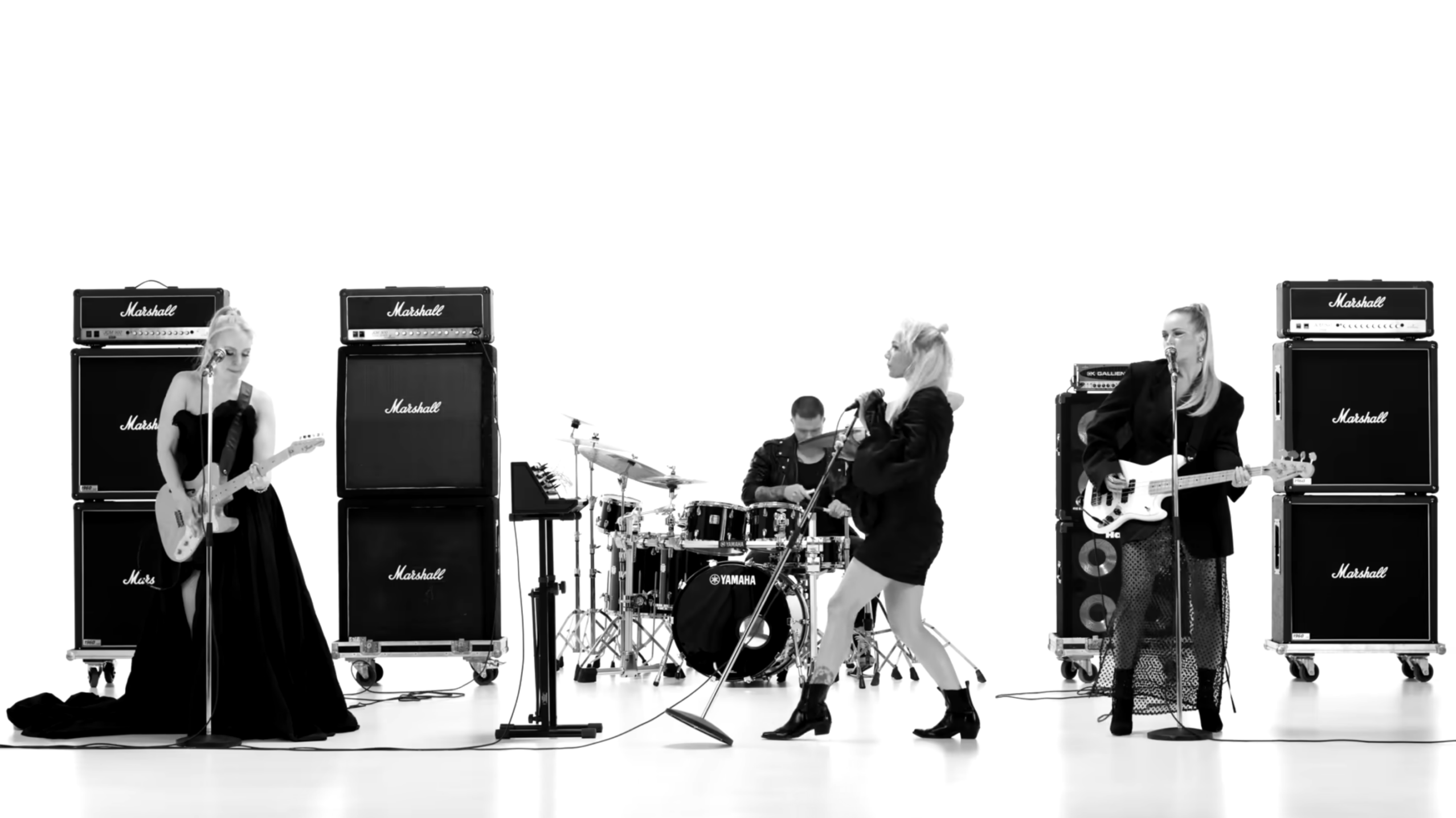 Still from Vanilla Ninja's music video for their song Too Epic To Be True