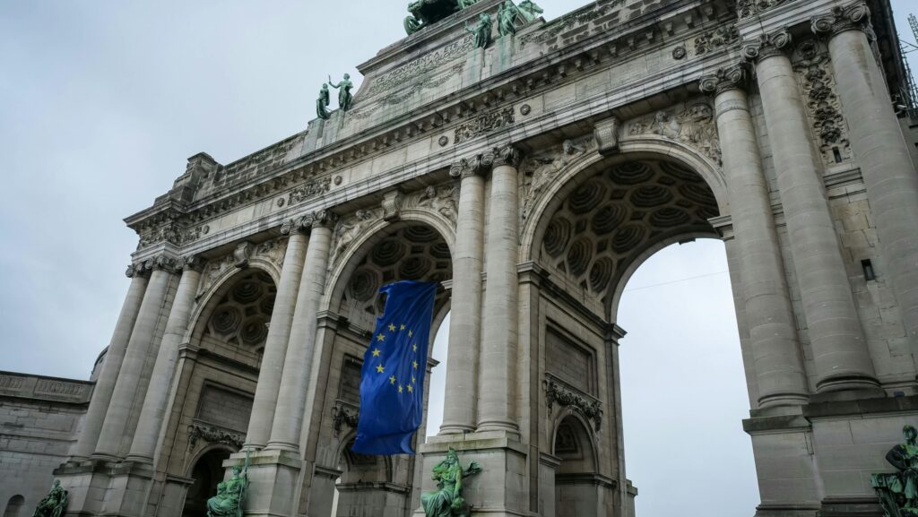 The EU Flag (photo by Petrit Nikolli on Pexels)