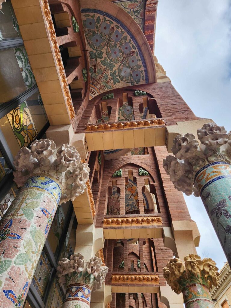 The balcony of Palau de la Música Catalana