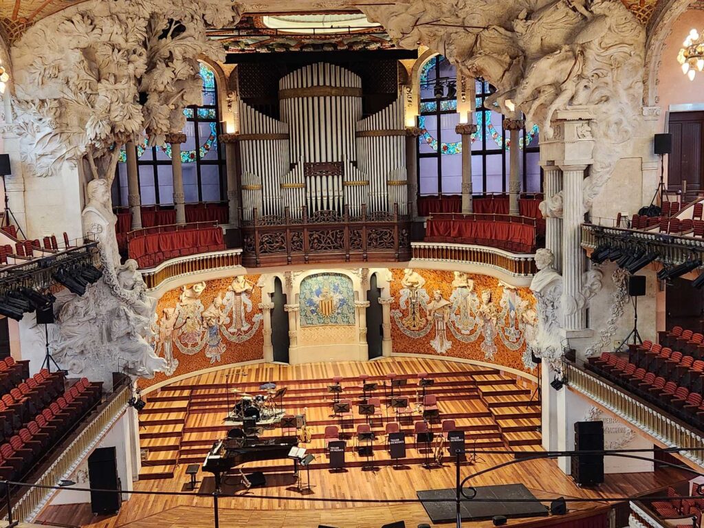 The music hall’s stage