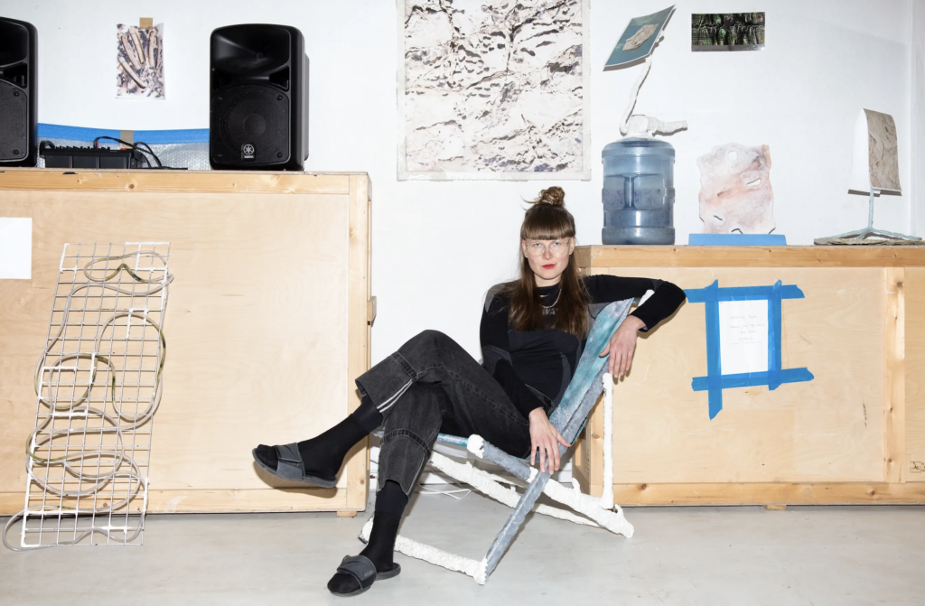 The artist, Kristina Õllek (photo by Kert-Viiart)
