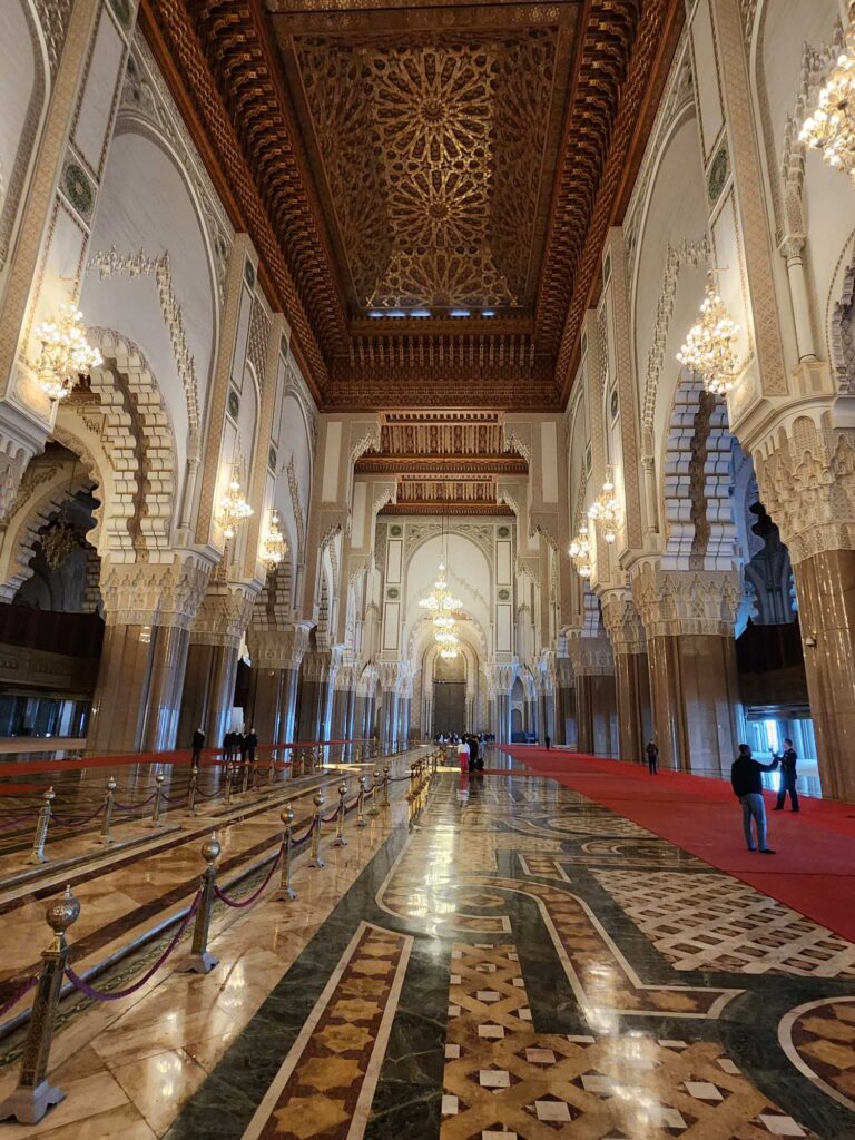 The Hassan II Mosque in Casablanca