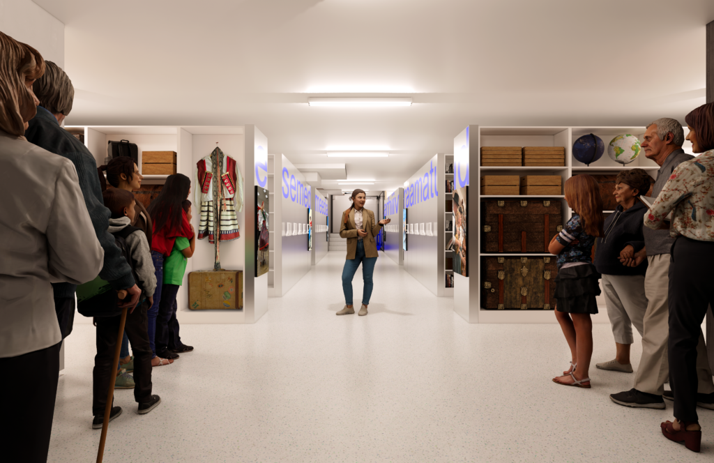 Kongats Architects' rendering of the VEMU archives