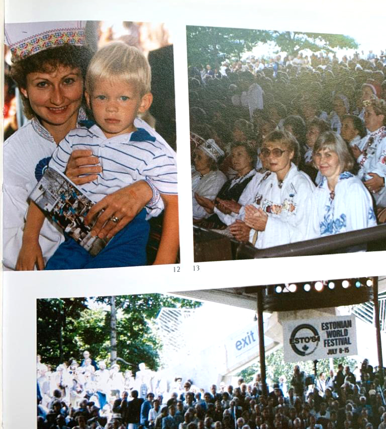 Taavo ja ema 1988 ESTO päevadel Torontos.