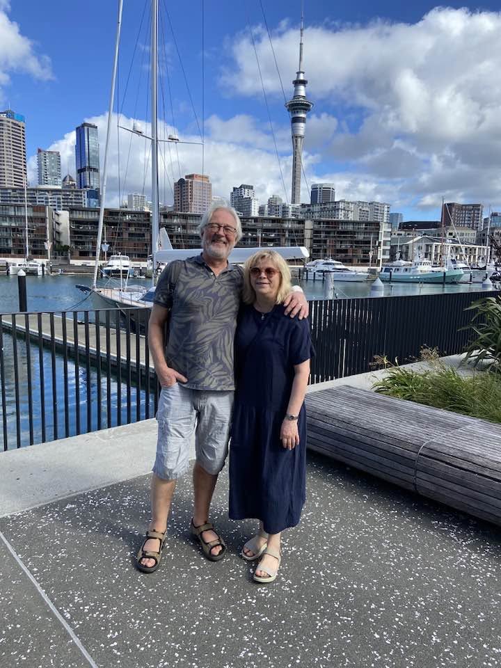 Hillar Tork and Imbi Tork in Auckland, New Zealand in February 2026