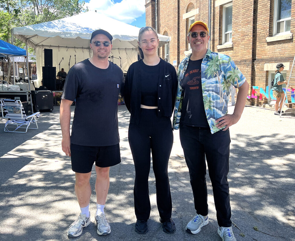 Pictured L-R are Sebastian Buccioni (Artistic & Executive Director, Estonian Music Week & Nordic Connect Conference), Maris Pihlap and Jonathan “Jonny Dovercourt” Bunce (Artistic / Executive Director, Wavelength Music)