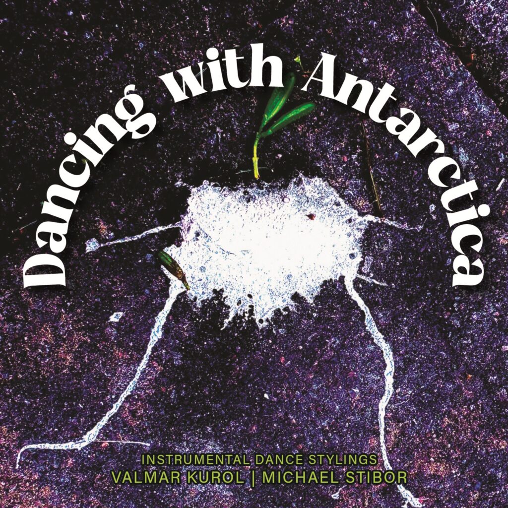 The album cover for Dancing with Antarctica