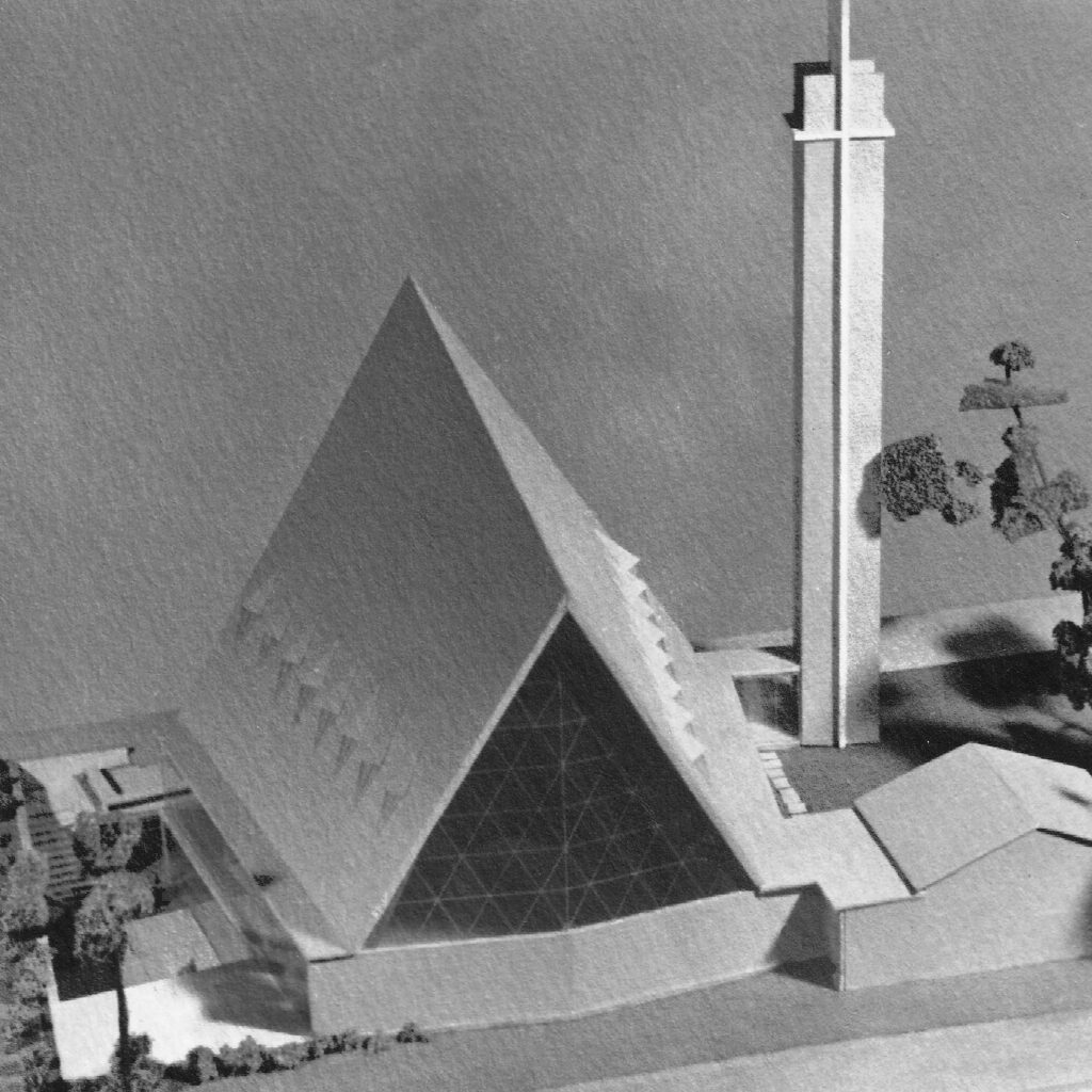 The architectural model of St. Peter's Estonian Evangelical Lutheran Church