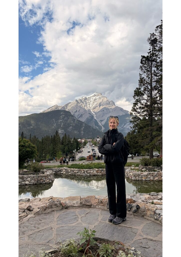 Emma Nahkor in Banff.