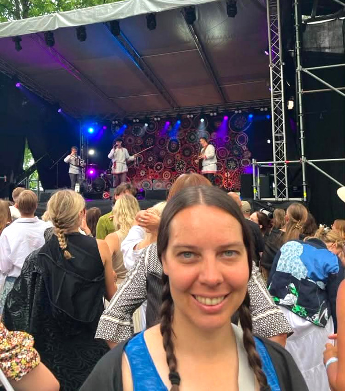 Talvi Parming oli festivalil esimest korda. Foto: erakogust