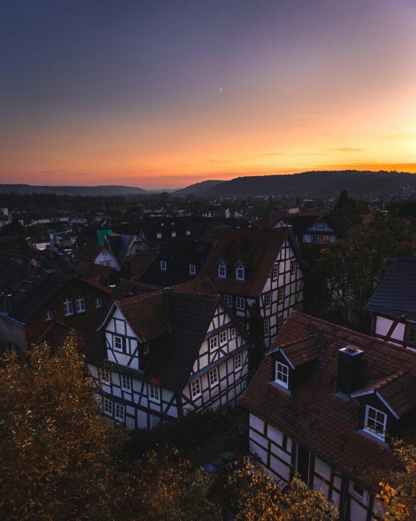 Sunset over Marburg (photo by Ansgar Scheffold)