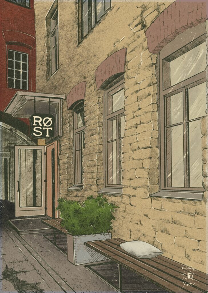 Favorite Local Bakery by Ksenia Yolk captures a familiar bakery in Tallinn’s Rotermann Quarter