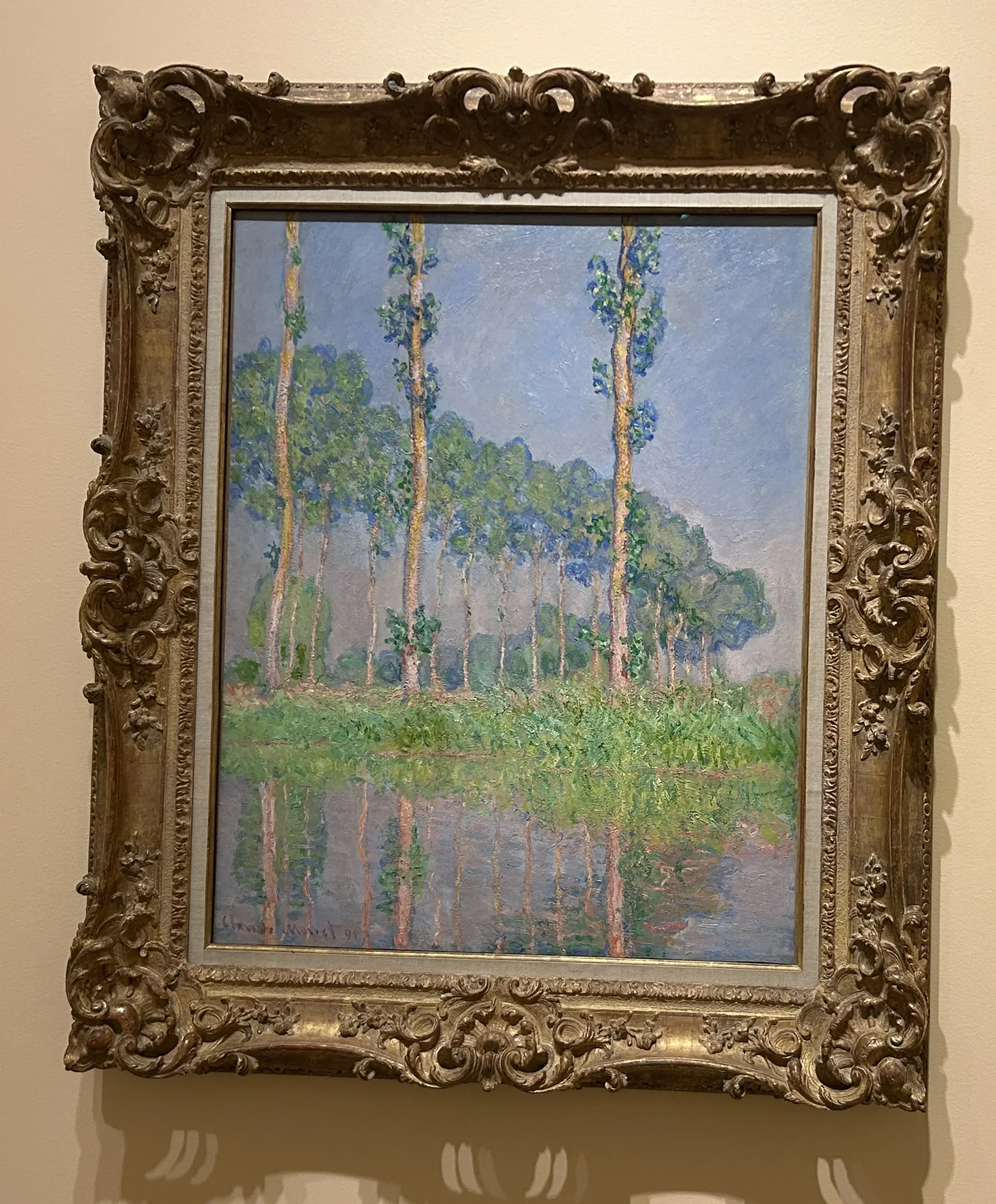Claude Monet, "Poplars, Pink Effect" (1891)