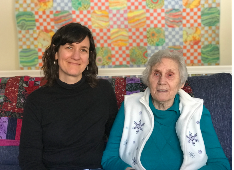 Visiting my Grandma Aino in February 2020