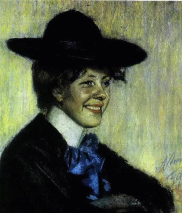 Ants Laikmaa, "Portrait of Marie Under" (1904)