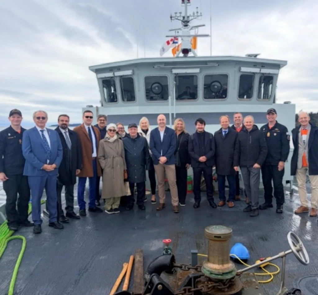 The Consular Corps on a tour of CFB Esquimalt