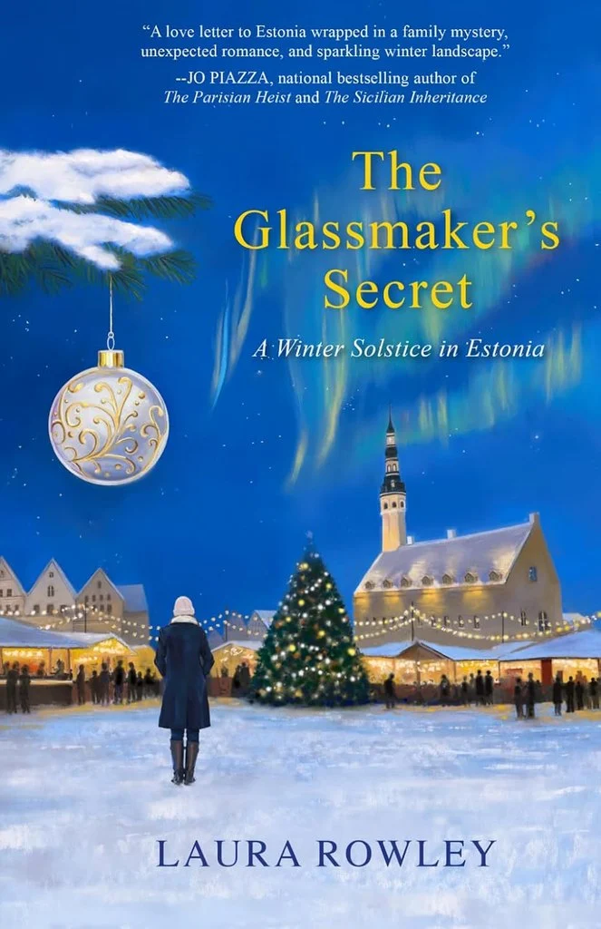 The cover of The Glassmaker's Secret by Laura Rowley